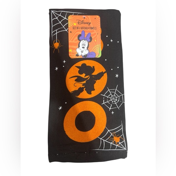 Disney Mickey Mouse Halloween  2 Pack Kitchen Towels - Picture 1 of 2
